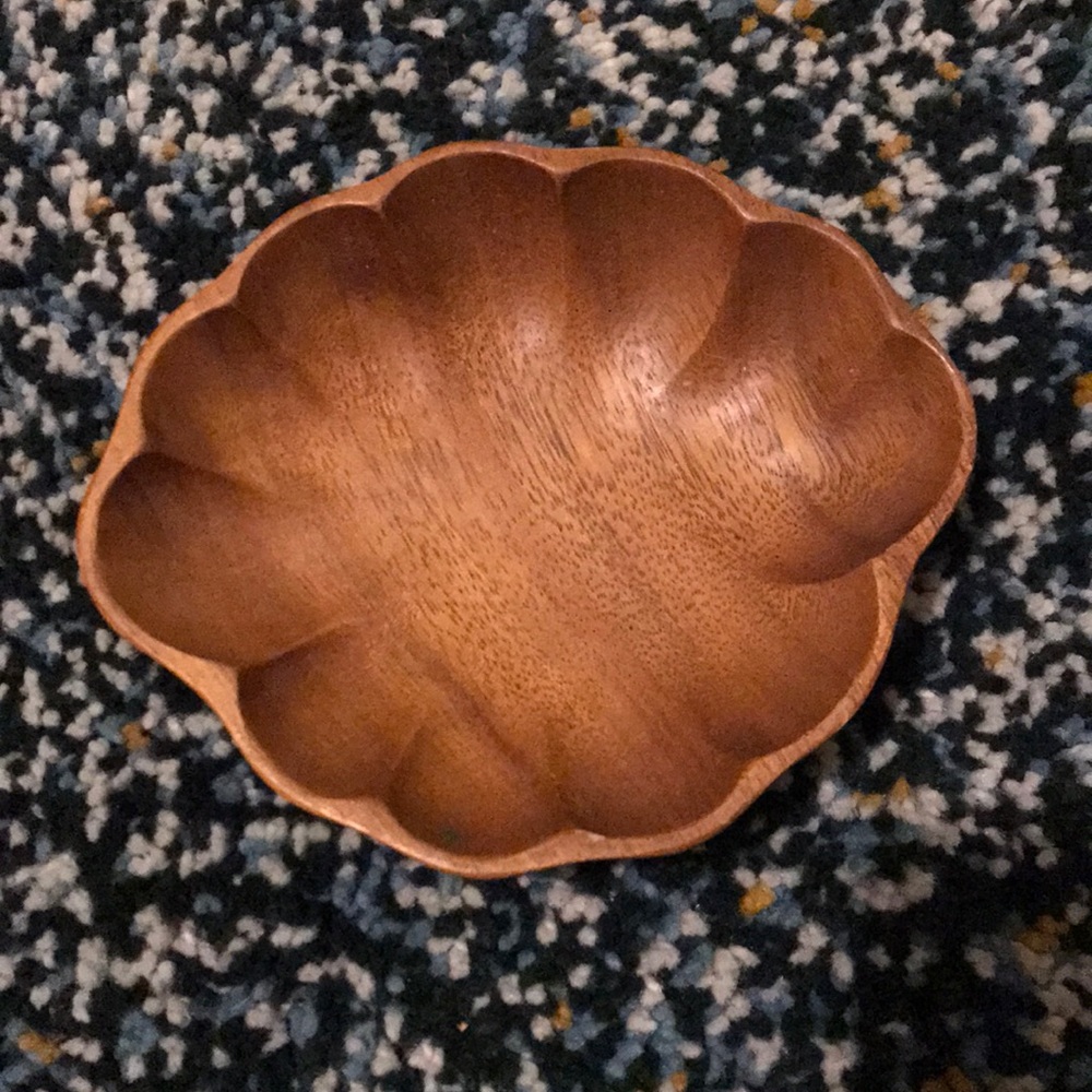 Wooden bowl